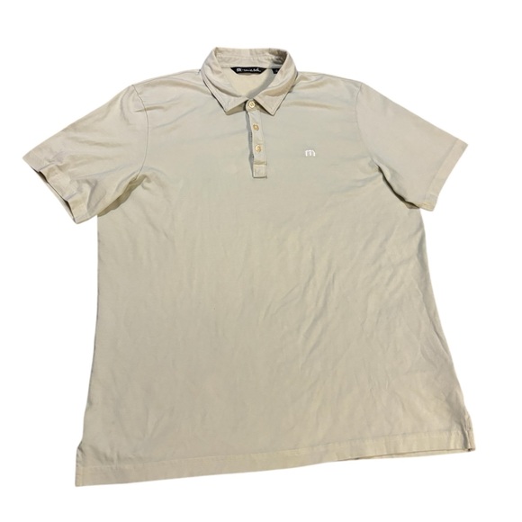 Travis Mathew‎ Polo Pale Yellow Size XL - Picture 1 of 8